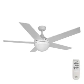 Lubinis ventiliatorius su apšvietimu EDM 33988 Adriatico Balta 60 W