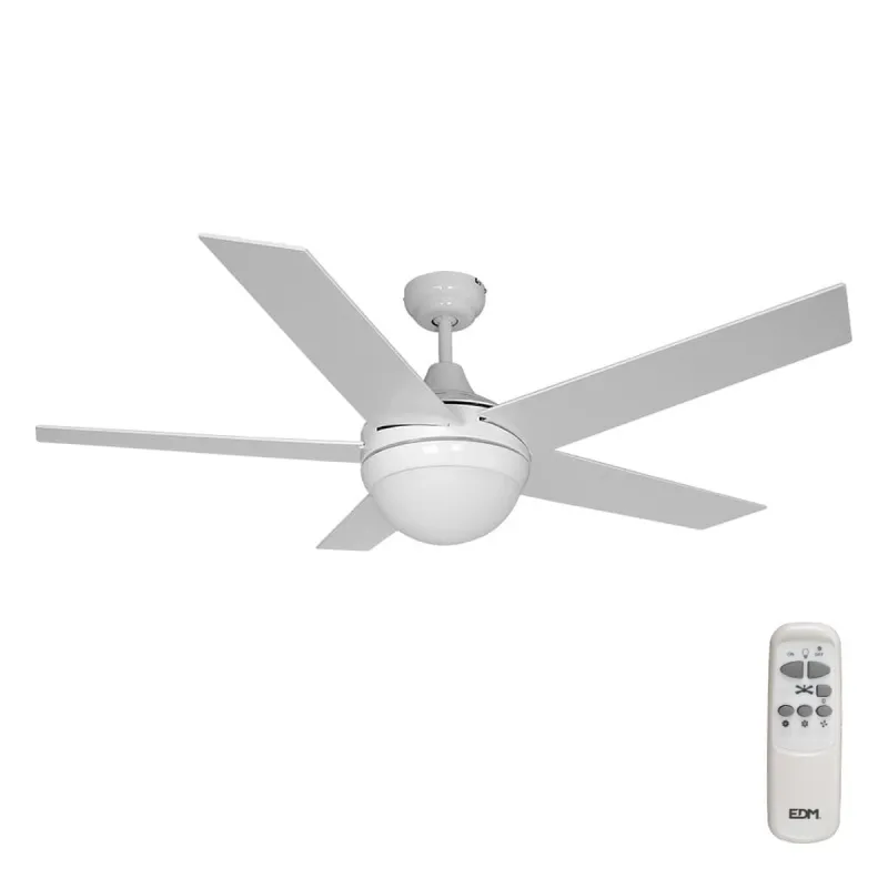 Ceiling Fan with Light EDM 33988 Adriatico White 60 W