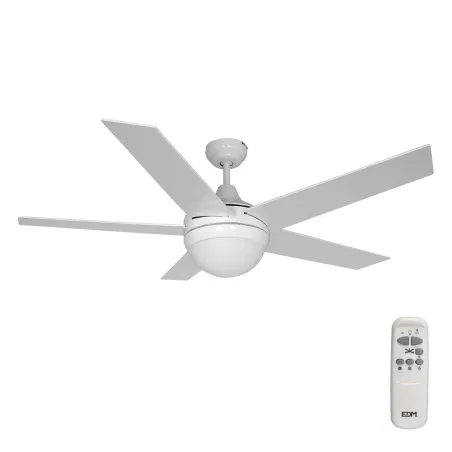 Kattotuuletin valolla EDM 33988 Adriatico Valkoinen 60 W