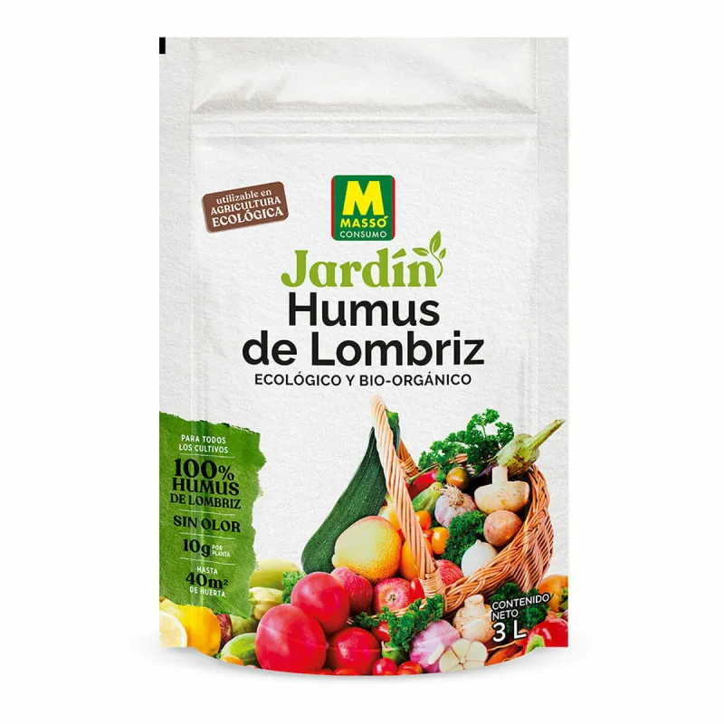 Organinės trąšos Massó Earthworm hummus 3 L