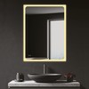 Wall mirror EDM 32435 20 W 80 x 60 cm Rectangular LED Light