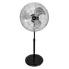 Vapaasti seisova tuuletin EDM 33528 Mattamusta 80 W Ø 50 cm teollinen