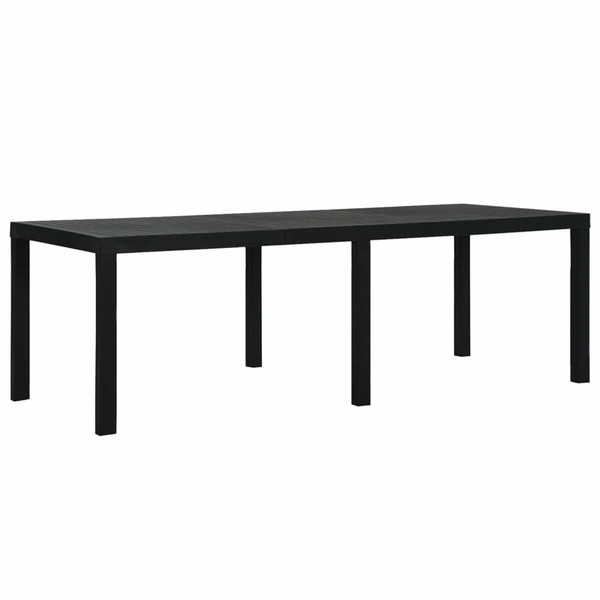 Ruokapöytä IPAE Progarden Indo ind012an Jatkettavissa Antrasiitinharmaa 220 x 90 x 72 cm