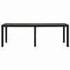 Valgomojo stalas IPAE Progarden Indo ind012an Išlankstomas Antracito 220 x 90 x 72 cm