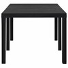 Dining Table IPAE Progarden Indo ind012an Extendable Anthracite 220 x 90 x 72 cm