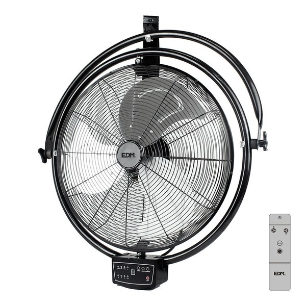 Tuuletinseinä EDM 33520 Musta 120 W teollinen Katto