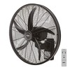 Sieninis ventiliatorius EDM 33521 Juoda 100 W Ø 45 cm