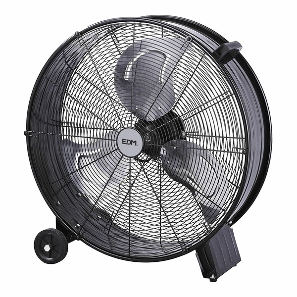 Floor Fan EDM 33525 Black 180 W Ø 60 cm industrial