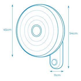 Fan Wall EDM White 50 W