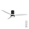 Lubinis ventiliatorius su apšvietimu EDM 33825 Kara 30 W 2190 Lm