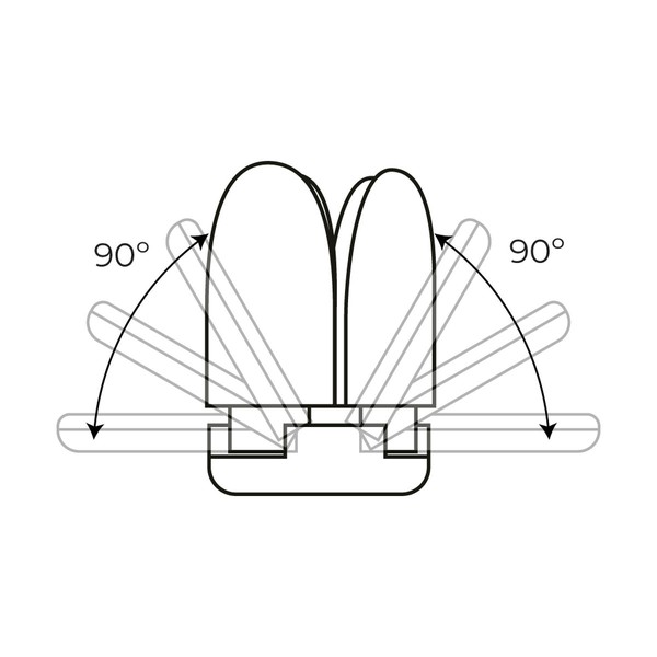 LED lamp EDM 98907 Leaf 30 W 200 W E27 3000 lm 35 x 11,2 cm Multi-directional (6500 K)