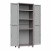 Slotas skapis Terry Jrattan 369 Pelēks 68 x 37,5 x 170 cm Plastmasa 3 Planken