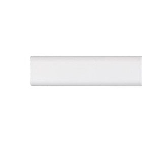 Wardrobe rail Stor Planet Cintacor White Oval 150 cm 15 x 25 mm