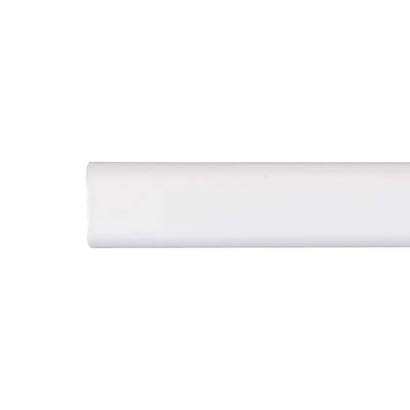 Wardrobe rail Stor Planet Cintacor White Oval 200 cm 15 x 25 mm