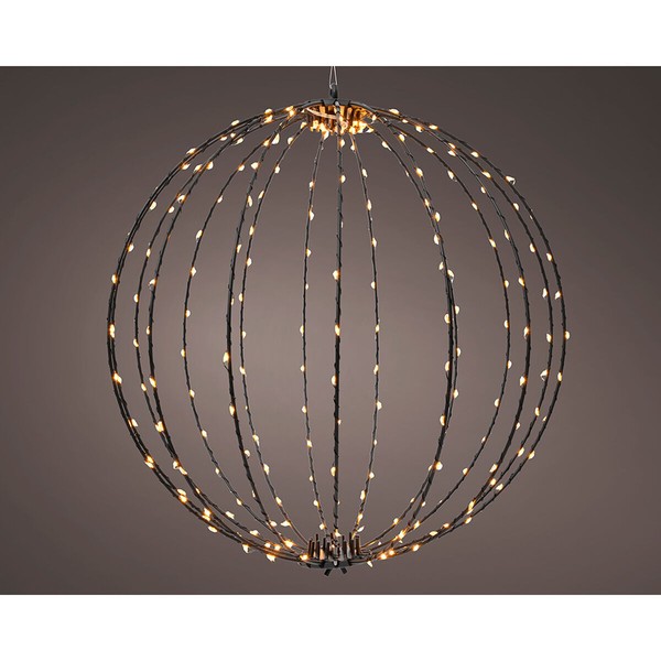 Lighting decoration Lumineo Black Metal 220 V Ø 38 cm