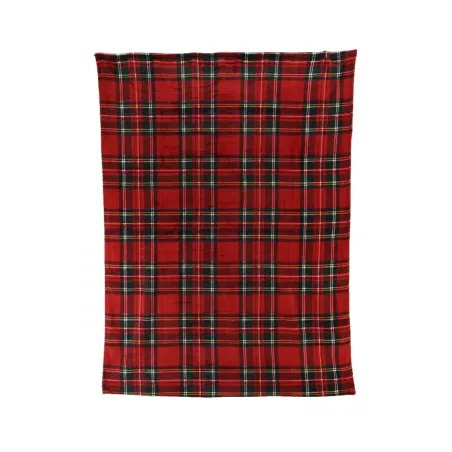 Flaneļa Sega Home Textiles Sarkans Skotu attēli 150 x 200 cm