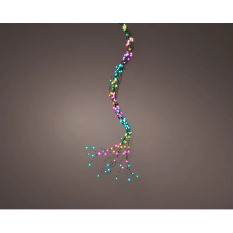 Wreath of LED Lights Lumineo Multicolour 8 m