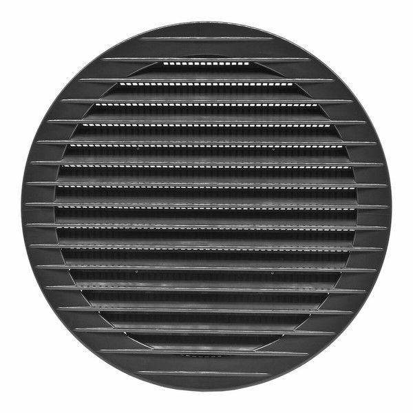 Ventilation grille EDM 87722 Anthracite Ø 15 cm