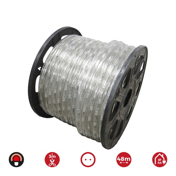 Šļūtene LED EDM 72706 flexiLED Sarkans 2 ceļi