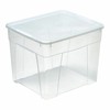 Bucket container Mondex space box 4 h 34,5l Transparent polypropylene 34,5 L 42 x 35 x 33 cm