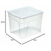 Tvertnes konteiners Mondex space box 4 h 34,5l Caurspīdīgs polipropilēns 34,5 L 42 x 35 x 33 cm