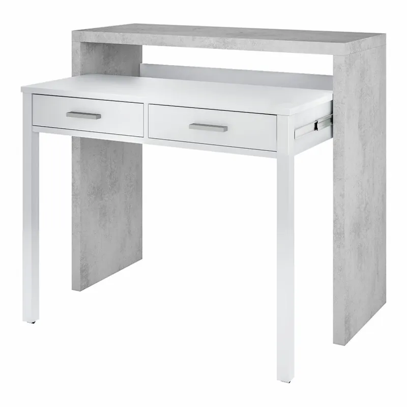 Rašomasis stalas Forés Balta 98,5 X 36 X 87,5 CM Metalinis MDF