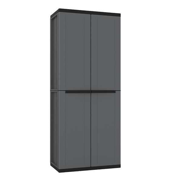 Spintelė Terry j-base 268 Tamsiai pilka polipropileno 68 x 37,5 x 163,5 cm