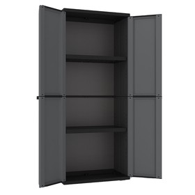 Cupboard Terry j-base 268 Dark grey polypropylene 68 x 37,5 x 163,5 cm