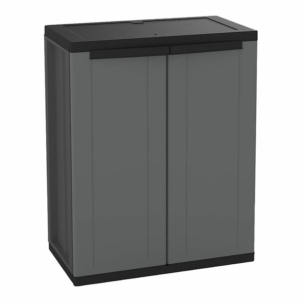 Kaappi Terry j-base 68 Tumman harmaa polypropeeni 68 x 37,5 x 85 cm