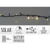 LED-valokranssi Lifetime Lämmin valkoinen 20 m Aurinkokenno