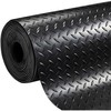 Roll of Anti-Slip Material Exma Black Natural rubber 1 x 10 m Diamonds