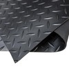 Roll of Anti-Slip Material Exma Black Natural rubber 1 x 10 m Diamonds