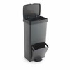 Мусорное ведро для сортировки SP Berner Антрацитный 10 L 30 L x 2 Пластик 3 Отделения (1 штук)