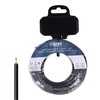Single Core Electric Cable EDM 28579 Black 15 m h07z1-k