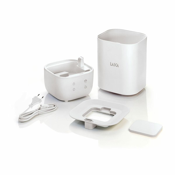 Ultragarsinis oro drėkintuvas ir aromatinis difuzorius su LED LAICA 25 W 3,3 L Balta
