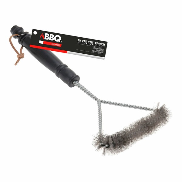 Barbekiu valyvo šepetys BBQ Collection 30 x 16 cm Juoda Sidabras