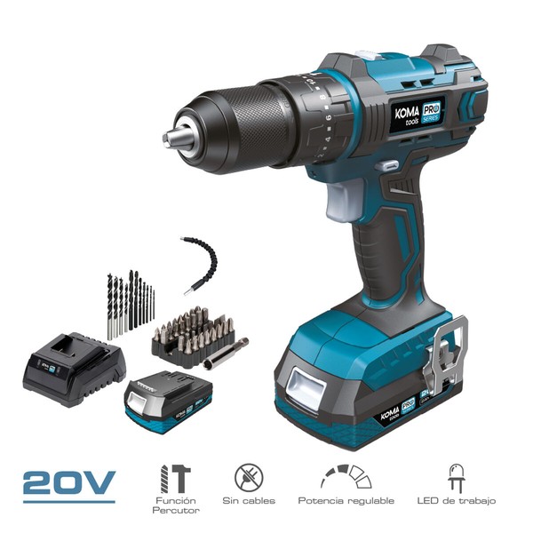Pora ja tarvikesetti Koma Tools