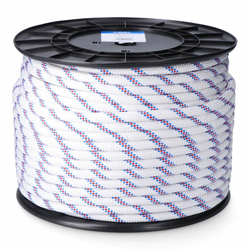 Rope EDM 87936 Driza White Polyester 14 mm x 100 m Braiding
