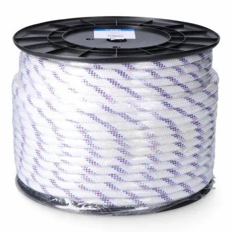 Köysi EDM 87936 Driza Valkoinen Polyesteri 14 mm x 100 m Letitys