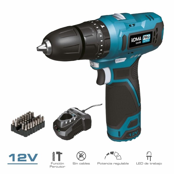Urbja un piederumu komplekts Koma Tools 12 V