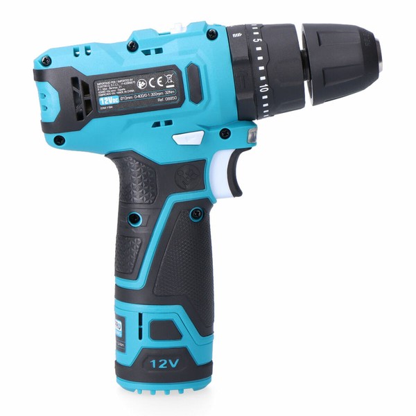 Drill and accessories set Koma Tools 12 V