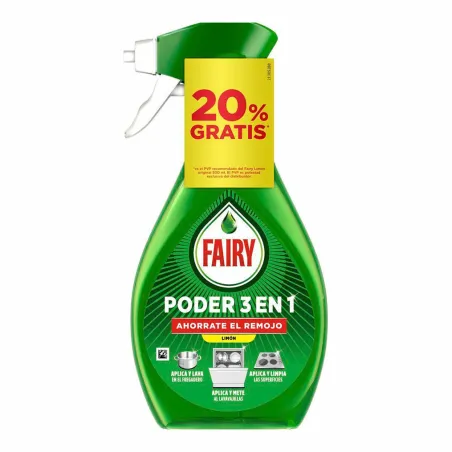 šķidro trauku mazgājamo līdzekli Fairy PODER 3 EN 1 500 ml