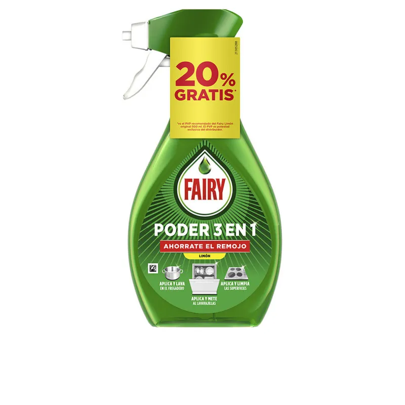 Astianpesuaine Fairy PODER 3 EN 1 500 ml