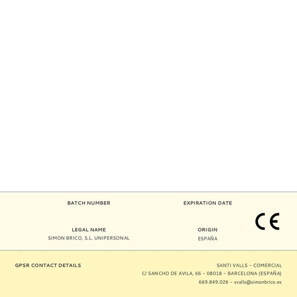 Pin plug Simon White 250 V