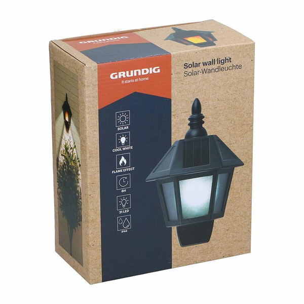 Wall Light Grundig Black Plastic