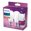 LED Spuldze Philips Balts E27