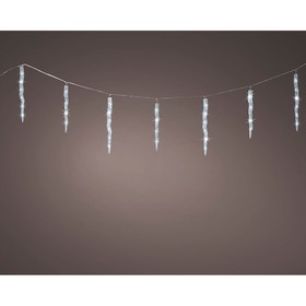 LED žibintai užuolaidoms Lumineo Šalta šviesa Balta Skaidrus