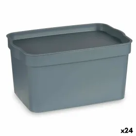 Monikäyttöinen laatikko Kipit Harmaa Muovinen 2,3 L (24 osaa)