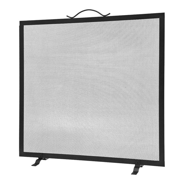 Kamīna Aizsargs EDM 85748 Melns 60 x 0,5 x 60 cm