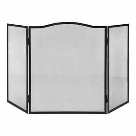 Kamīna Aizsargs EDM 85749 Melns 101 x 0,5 x 61 cm